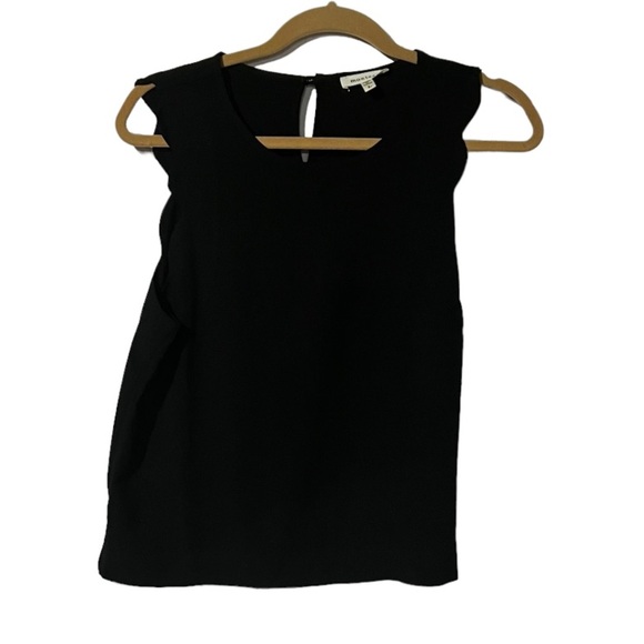 Monteau Dresses & Skirts - Monteau Los Angeles Mini Black Short Blouse Dress Size Large NWT